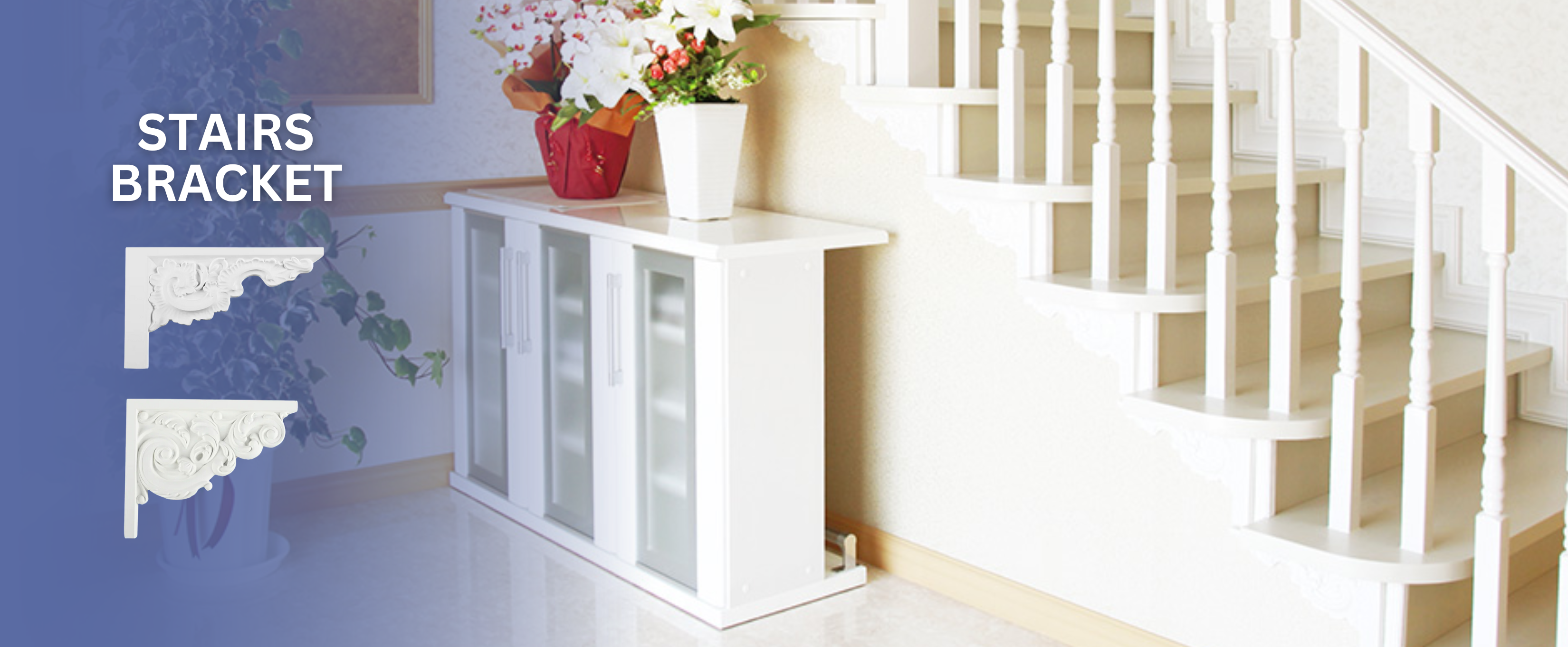 Stair bracket for stair interior design