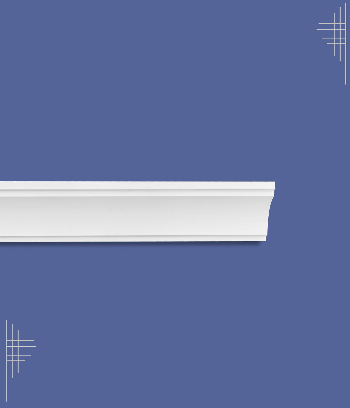 P2054-8 | PLAIN CORNICES | DECORATIVE